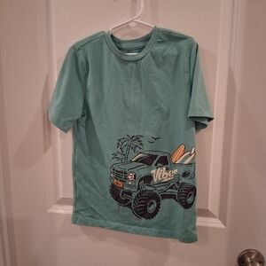 Garanimals Kids' Monster Truck Tee - Teal Size 8